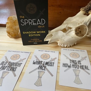 The Spread Deck | Shadow Work Edition | Tarot Deck Companion | Beginner Friendly