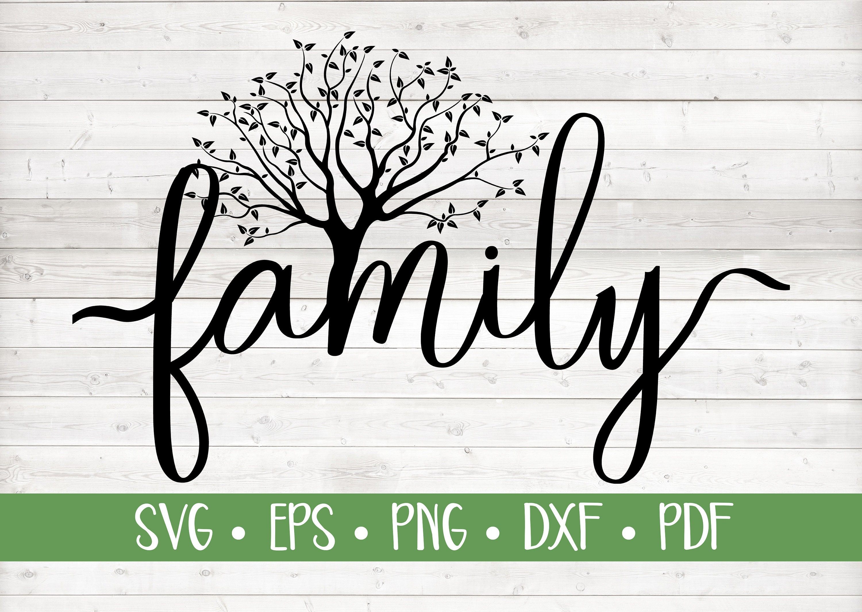 Family Tree SVG Family Decor Svg Cut File Wall Art Family Etsy