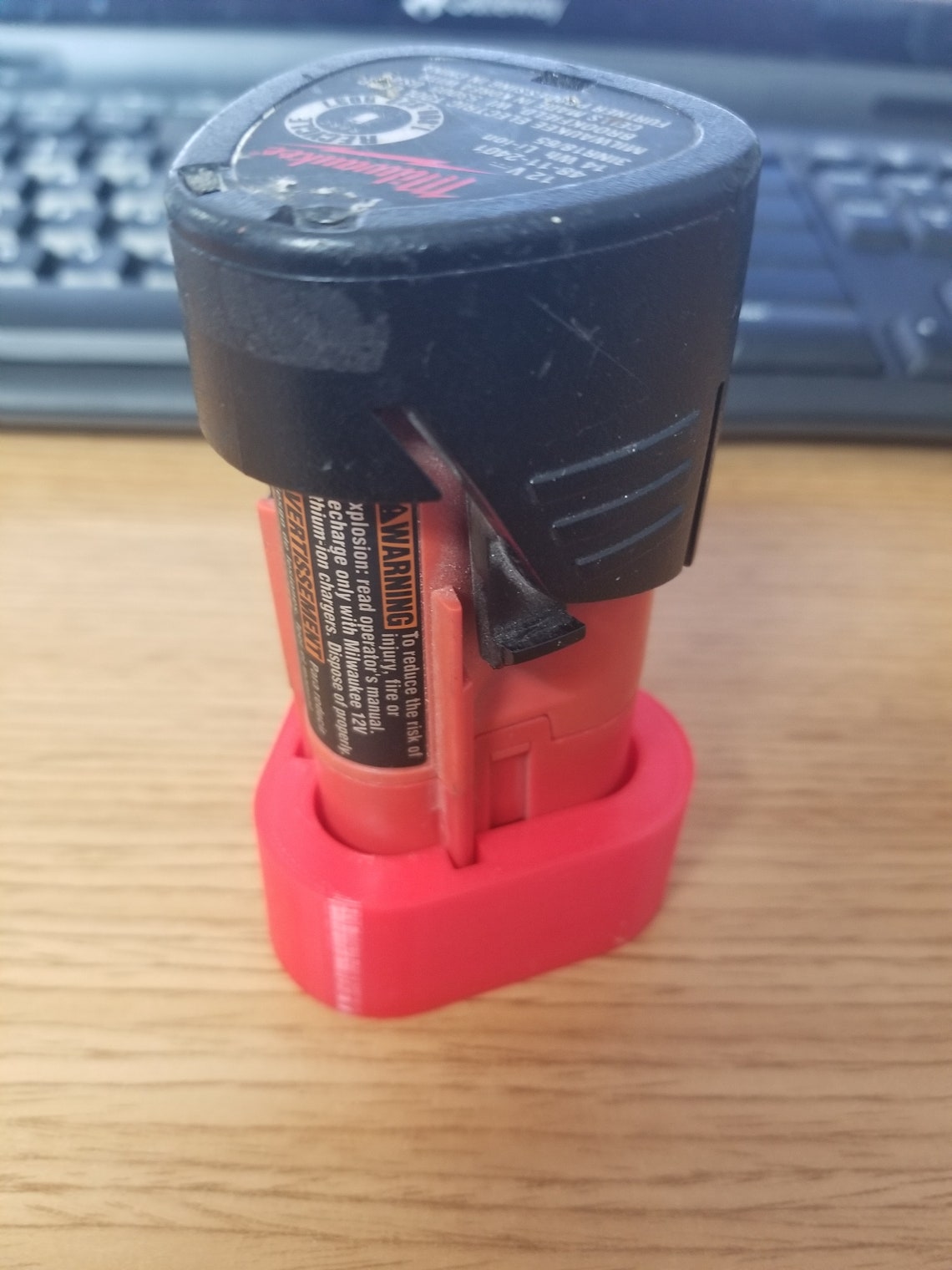Battery Holder Made for Milwaukee M12 2 Pack Etsy
