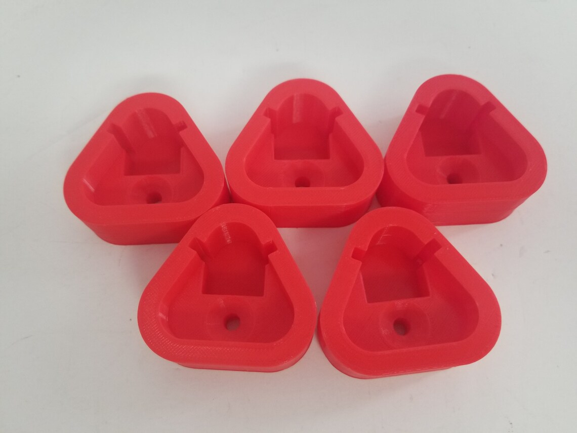 5 Pack 3D Printed Battery Holder Made for Milwaukee M12 Red Etsy
