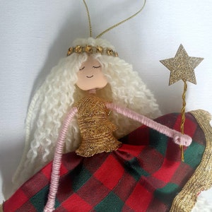 Christmas Fairy Doll - Blonde Hair Fairy Doll - Magical Fairy - Fairy on Top - Fairy with Magic Wand - Childrens Fairy Doll