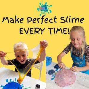 Einfaches Slime Rezept Printable Guide | Schritt-für-Schritt Slime Herstellungsanleitung für Kinder | Selbstgemachter Slime Rezept PDF