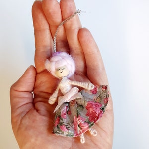 Customized Miniature Fairy Doll - Hanging Fairy - Dolls House Doll - Childrens Decoration - Tree Decoration