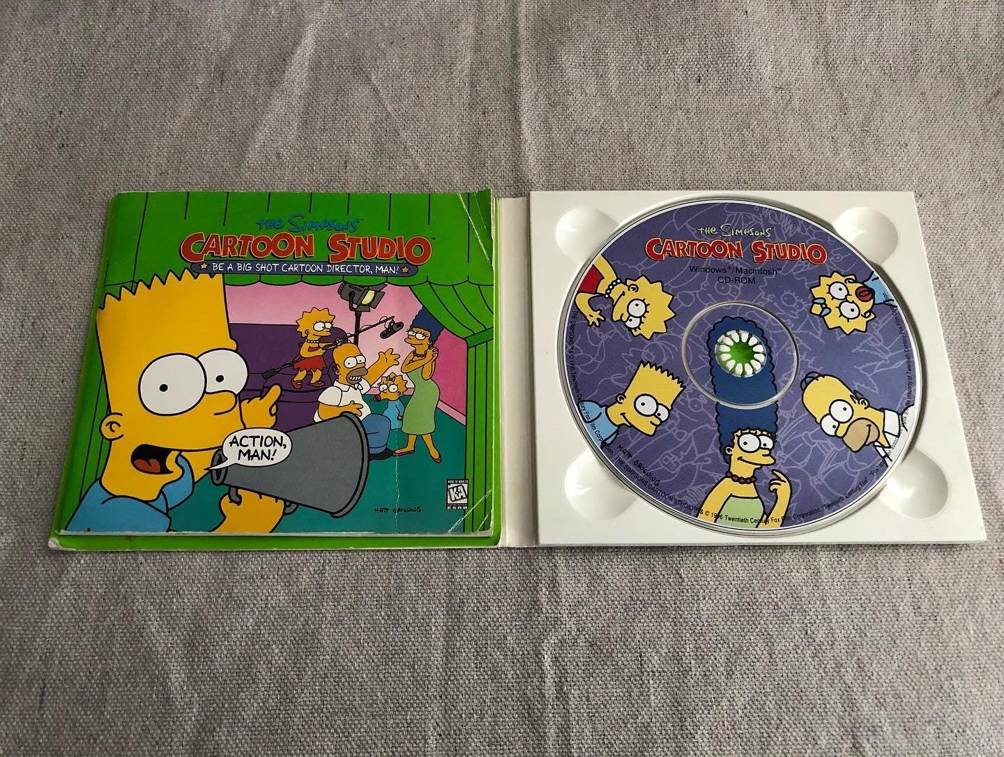 90s the Simpsons Cartoon Studio Cd-rom for Windows 95 and Mac - Etsy 90s the Simpsons Cartoon Studio Cd-rom for Windows 95 and Mac - Etsy