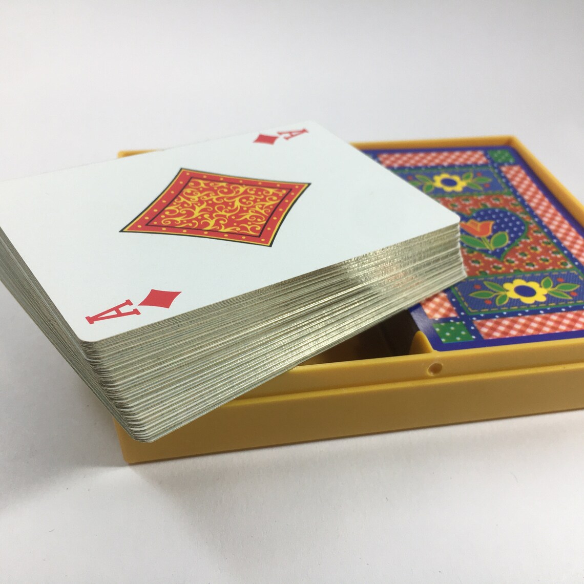 Vintage Hallmark Playing Cards / Bridge Set Gold Gilt Edges / Etsy