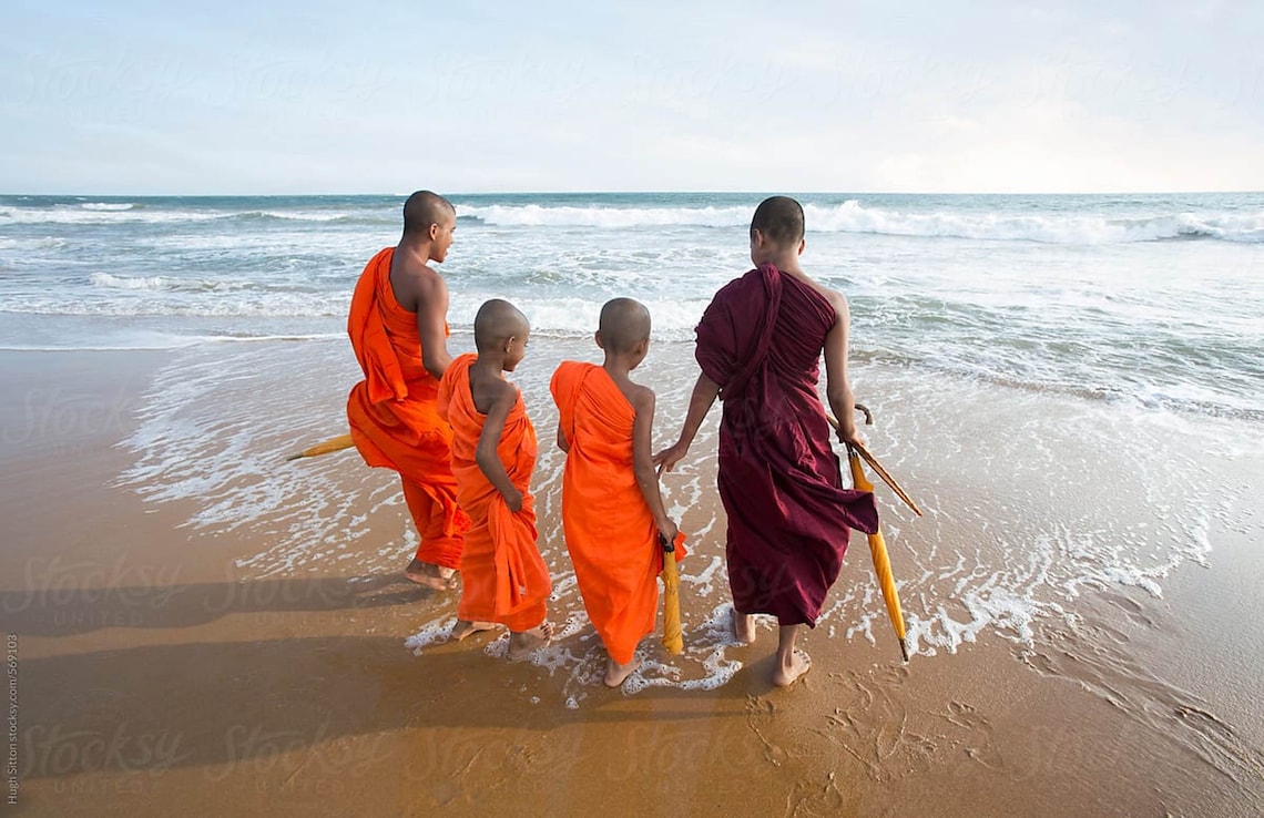Theravada Buddhist Monk Robe - Monk Clothes , Sri Lankan Handmade. - Etsy