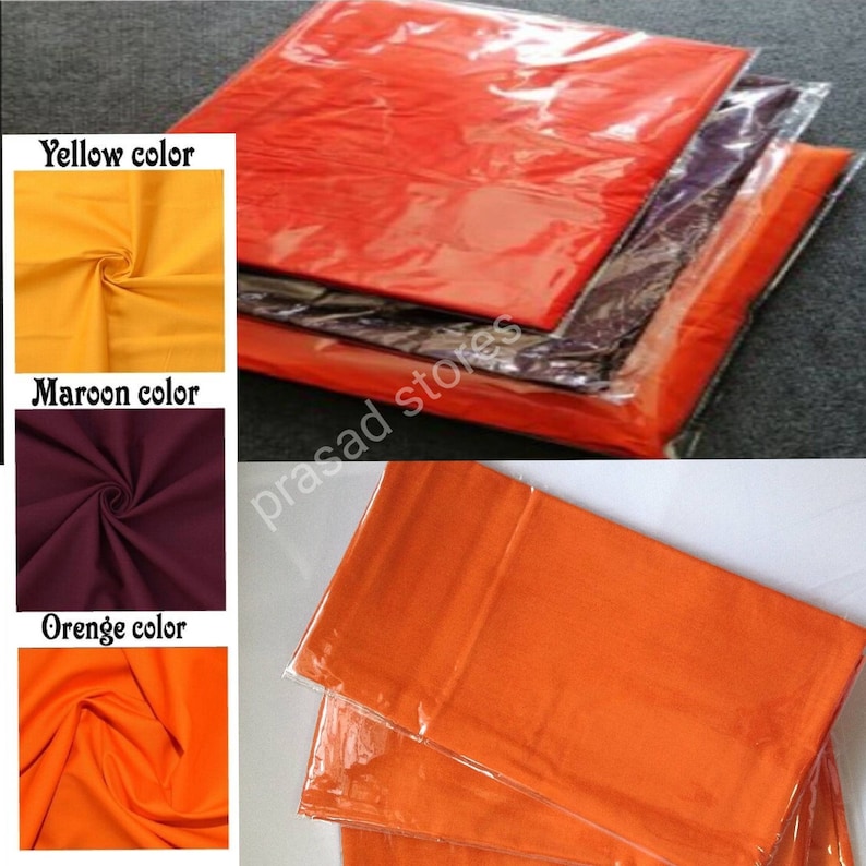Handmade Theravada Buddhist Monk Robe Set – Sri Lankan, Orange Maroon ...