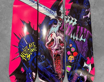Ghostface Triple Skatedeck Artwork