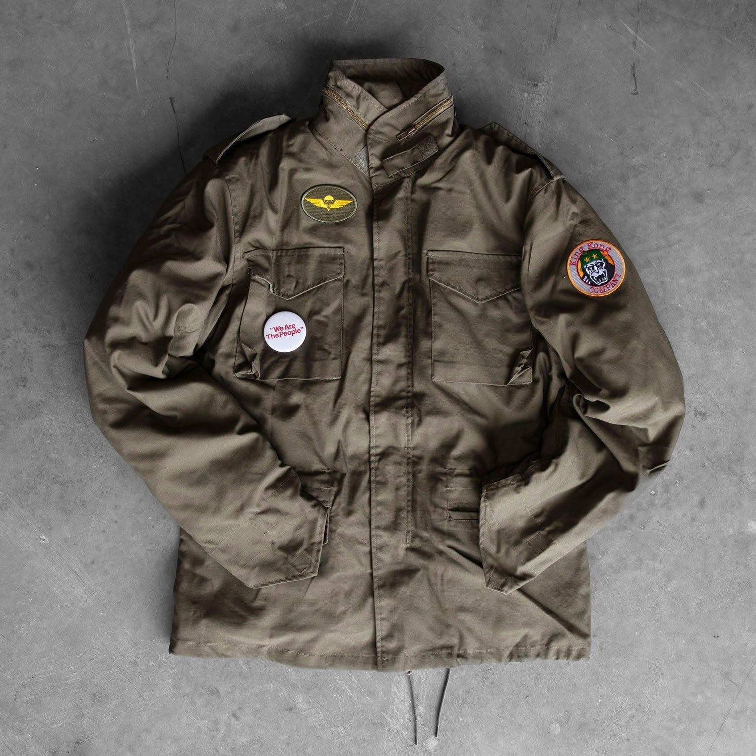 Bomber jacket with Pirates™ patch in blue and ivory