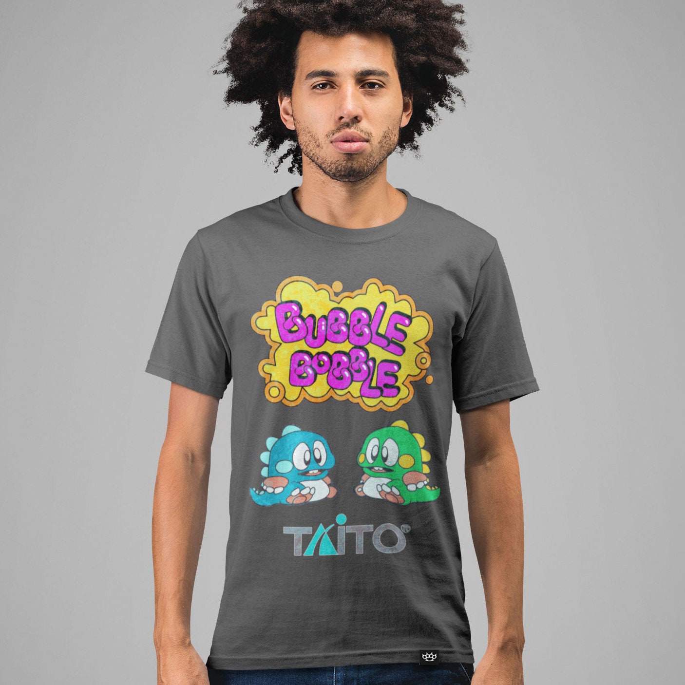 Bubble Bobble T Shirt Funny Gaming 80s Gamer Nerd Game Cool 