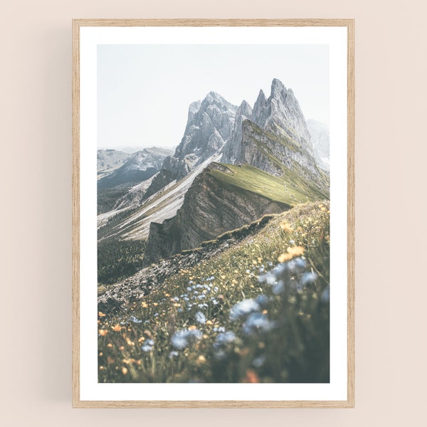 Mountain Wall Art, Printable Wall Art, Mountain Print, Print Wall Art, Digital Download Print, Poster Print, Bedroom Wall Art