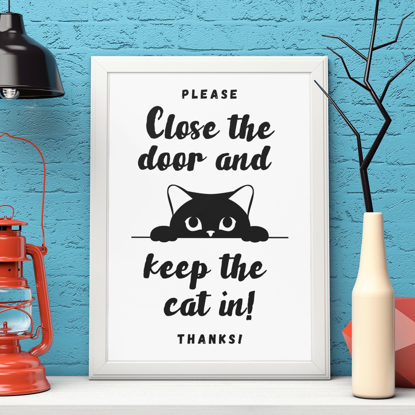 PLENTY GIFTS Metalen bord I dare you come on in 27x9 cm kopen