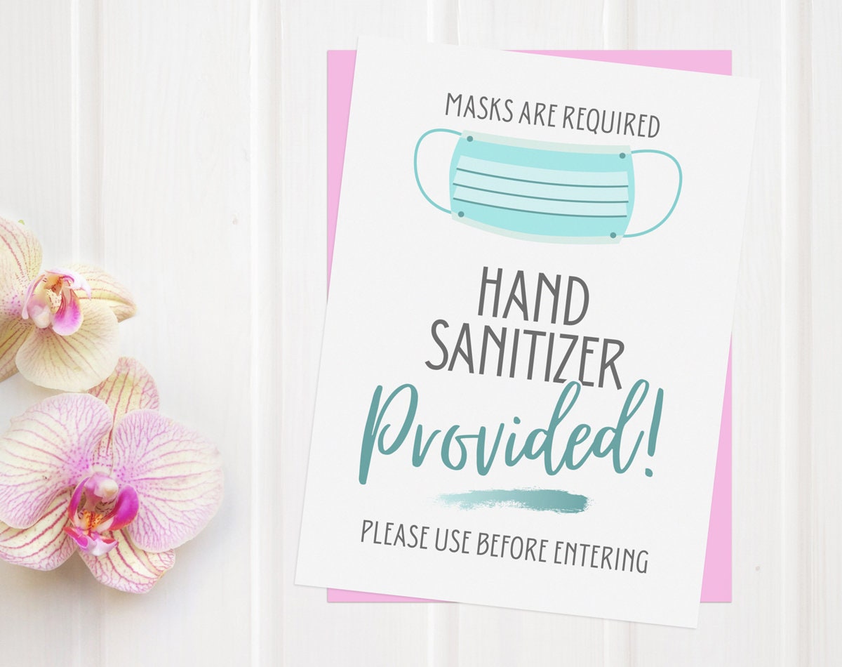 Please Use Hand Sanitizer PRINTABLE Sign Hand Sanitizer | Etsy