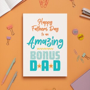 Carte papa en prime à imprimer, carte amusante et amusante pour papa incroyable en prime, beau-père fête des pères, carte papa en prime unique pour enfants, extra-papa, deuxième papa