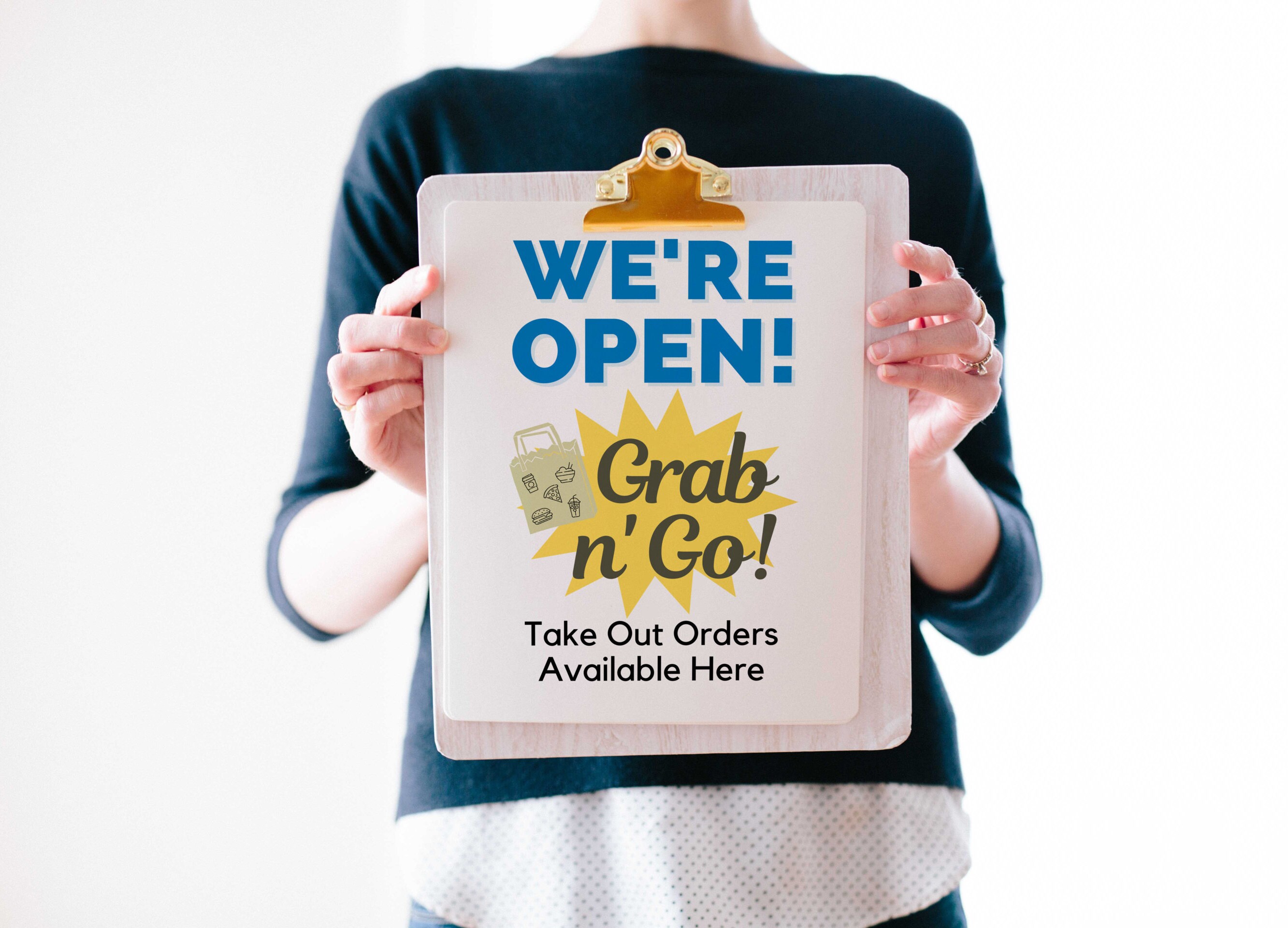 We're Open for Take Out PRINTABLE Sign Take Out Orders Etsy