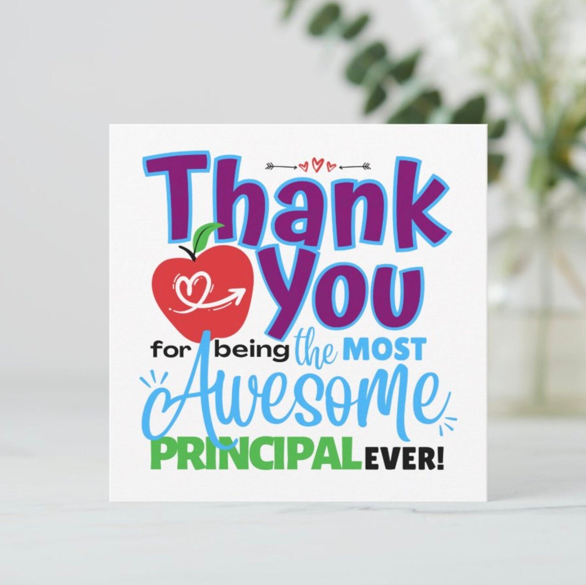 Awesome Principal PRINTABLE CARD Principal Appreciation - Etsy