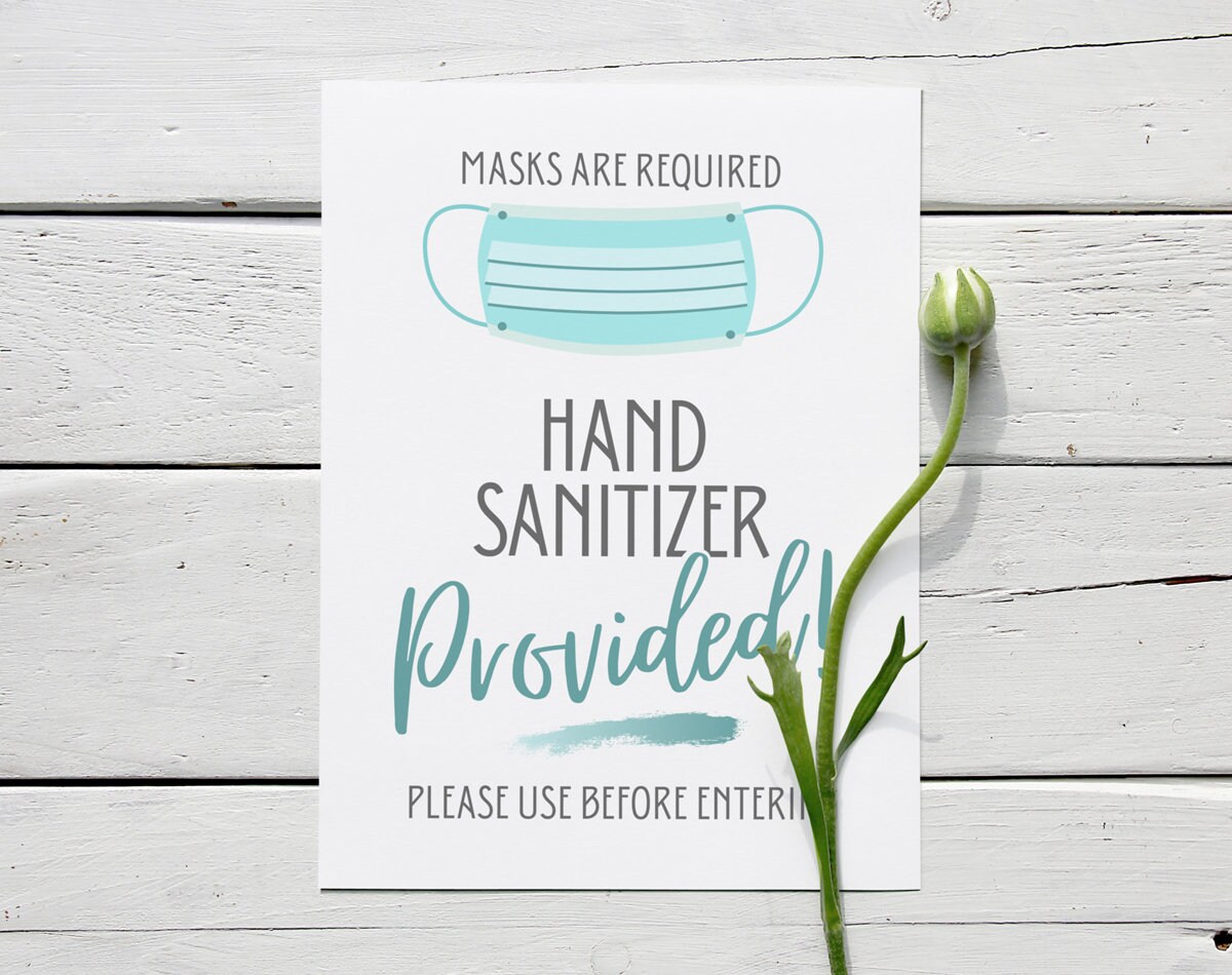 Please Use Hand Sanitizer PRINTABLE Sign Hand Sanitizer | Etsy UK