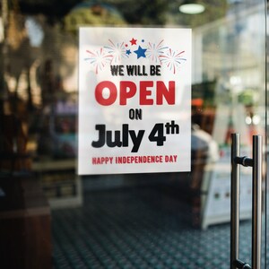 is jewl open on july 4th