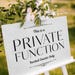 PRINTABLE Private Function Sign, Invited Guests Only, Professional ...