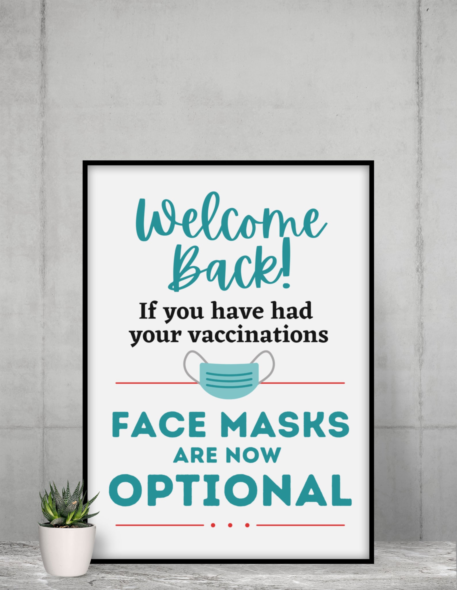 Masks Are Now Optional PRINTABLE Sign Masks Are Optional Etsy UK