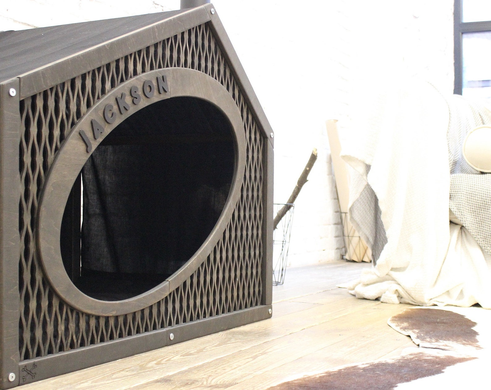 Dog House Large Dog Housepersonalized Dog Housebig Dog Etsy