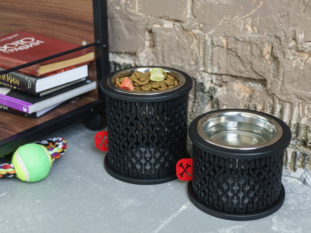 Dog Bowls, Small Dog Bowl Stand, Elevated Dog Feeder, Stainless Steel