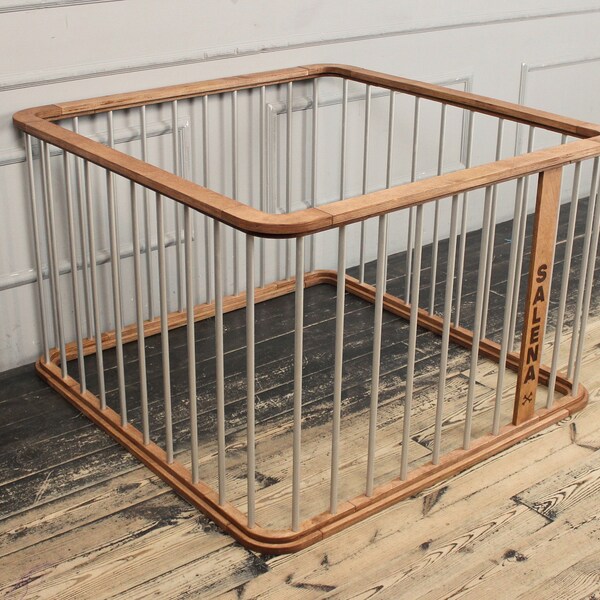 Dog Play Pen, Original Dog Furniture, Metal wire crates, Dog Crate Furniture, Metal Bars Dok Kennel, Puppy Exercise Pen with Door Portable