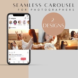 Instagram Carousel for Photographers, Easy to Edit in Canva, Photo ...