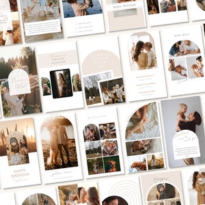 Instagram Story templates for Photographers, Canva template design, marketing engagement templates, portrait photography insta stories INST