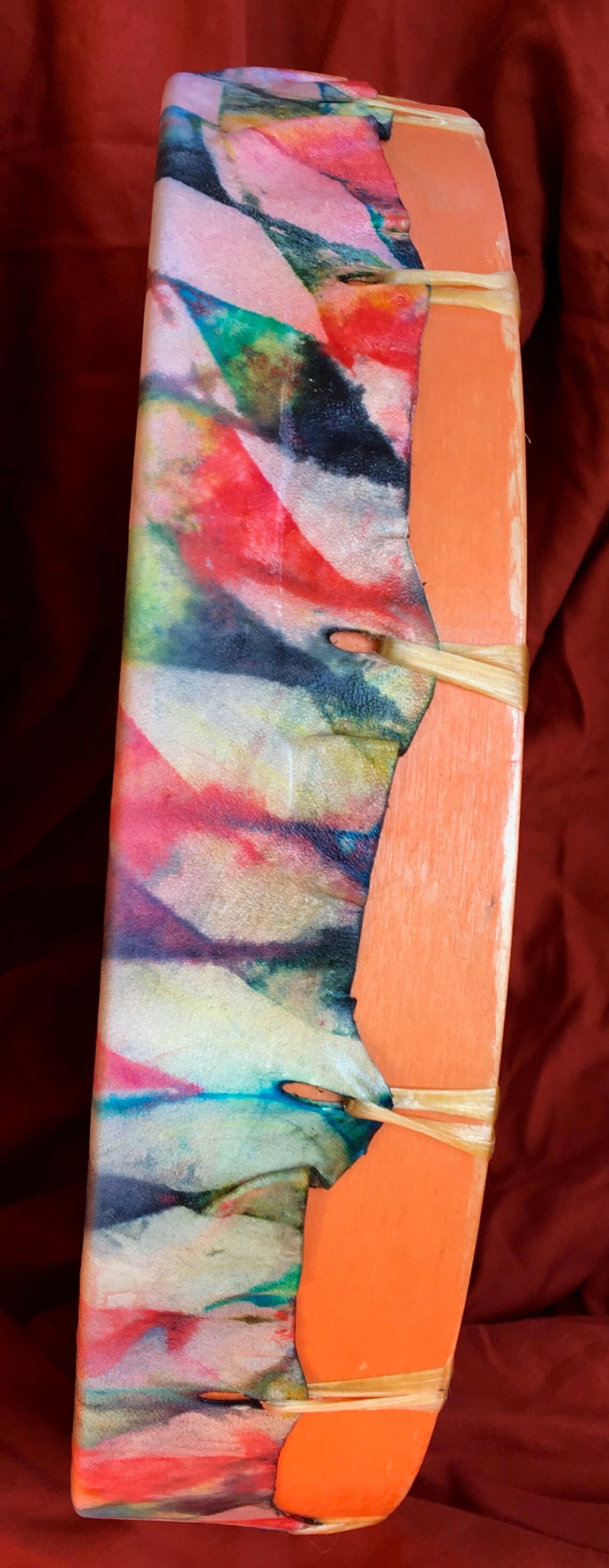 Harlequin 14 Elk Skin Spirit Drum Etsy