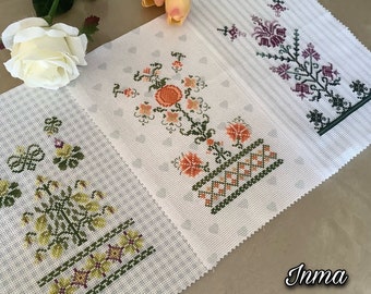 Pack 2 - Serie Floral - Orange + Green + Lavender