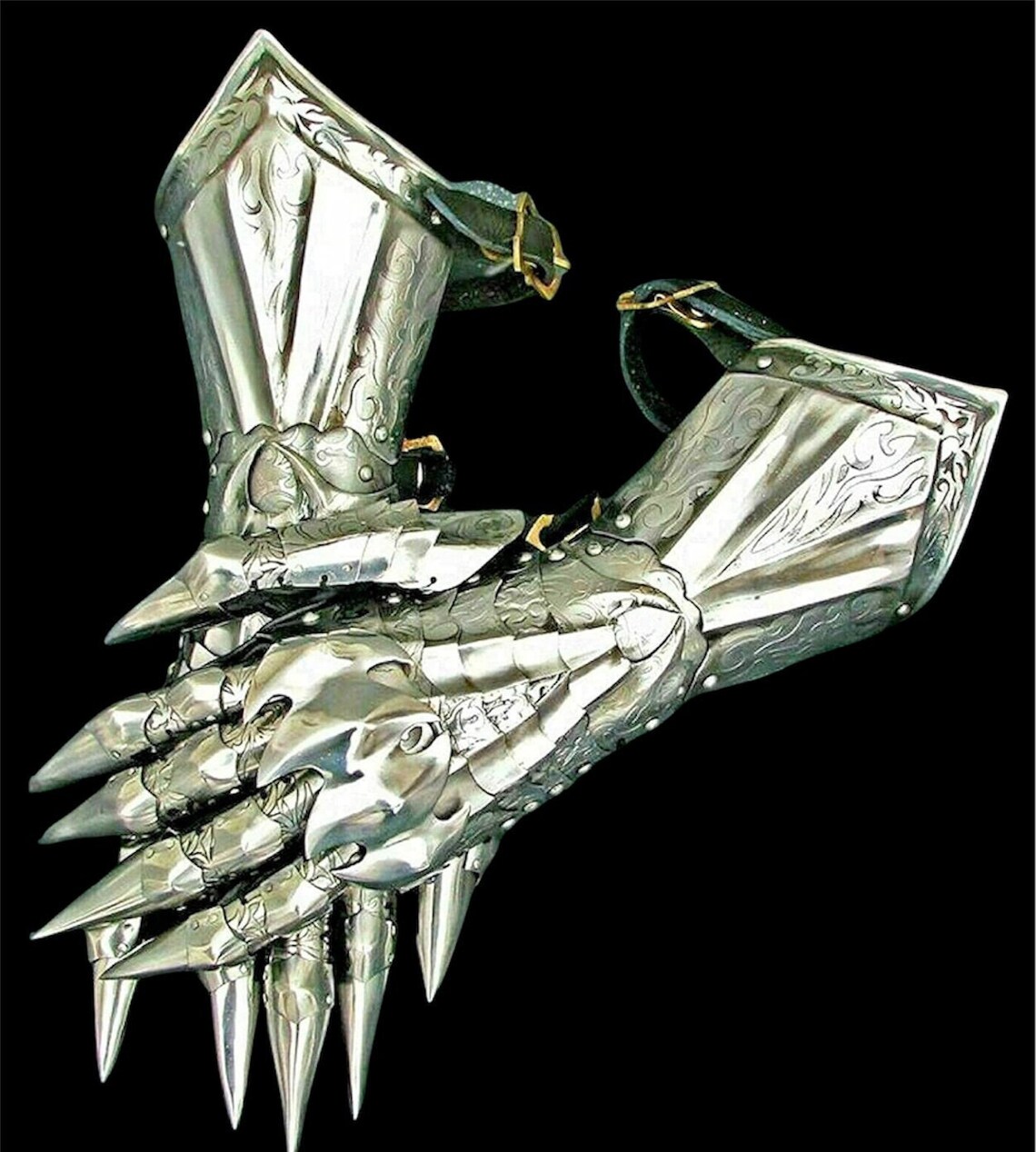 Medieval Nazgul Gloves Steel Gauntlets Medieval Gloves for Etsy