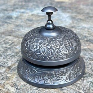 Antique Brass Table Bell, Designer Bell for Reception Bell, Office Desk ...