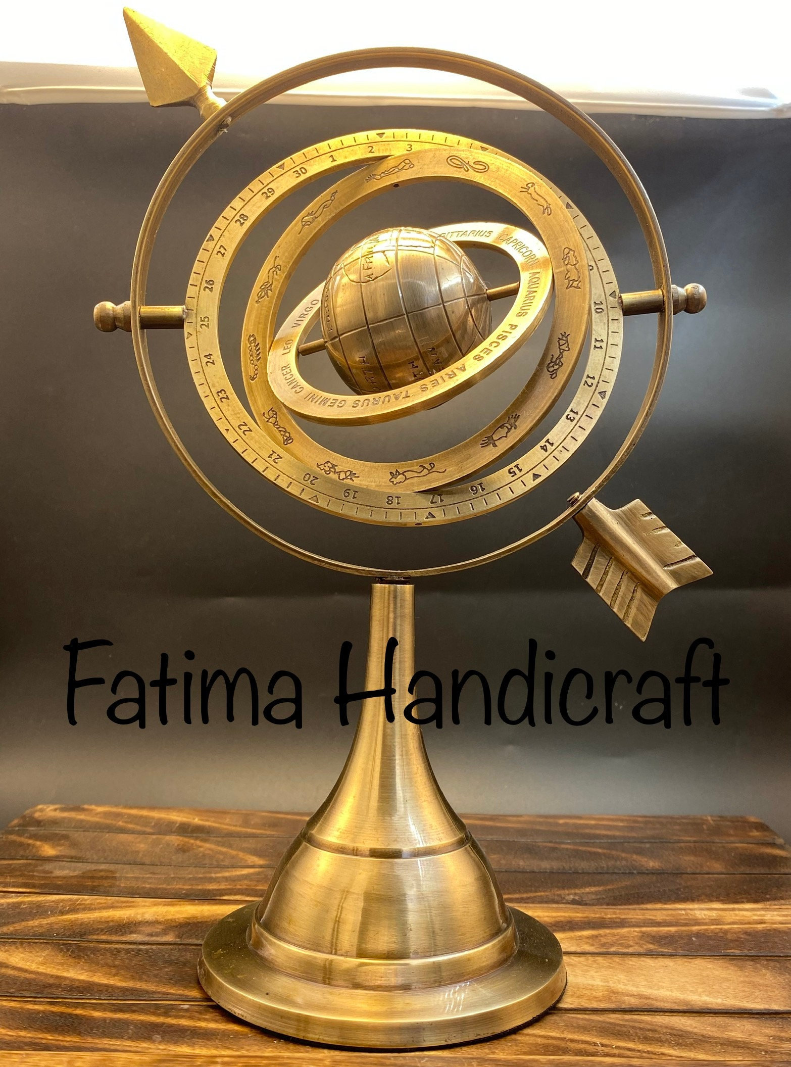 Armillary sphere deals ring etsy