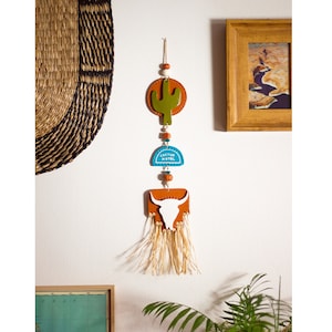 Hanging decoration, Clay hanging, Boho decoration, Wall decoration, Interior decoration