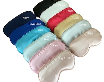 Satin Blank Eye Mask/Sleep Mask/Bridal Party/Hen Party/Pamper Party.