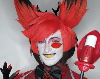 Alastor / The Hazbin Hotel / Radio Demon / Cosplay / Anime / Fantasía / Disfraz / Personaje de anime / Dientes FX / Dientes de cosplay / Colmillos / Afilados