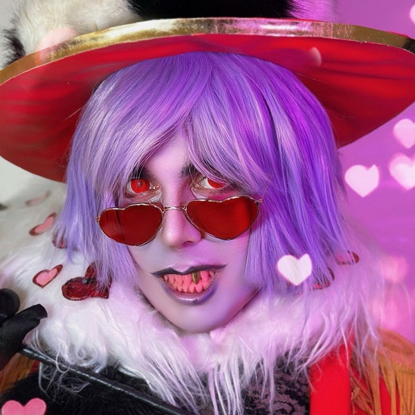 Valentino / Hazbin hotel / Cosplay / Anime / Fantasy / Costume / anime Character / FX Teeth / Cosplay Teeth / Fangs / Sharp / Golden teeth