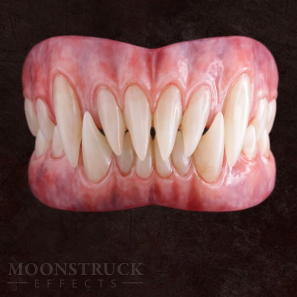 Natural Godjira Teeth / Sharp Teeth / Demonic / Moonstruck Effects