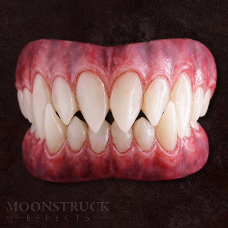 Realistic Vampire Fangs & Teeth - Werewolf Fangs - FX Teeth & Veneers