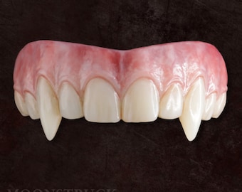 Crepúsculo / Vampiro / Drácula / Entrevista con el vampiro / Astarion / Dientes superiores naturales de Vladymyr / Efectos Moonstruck