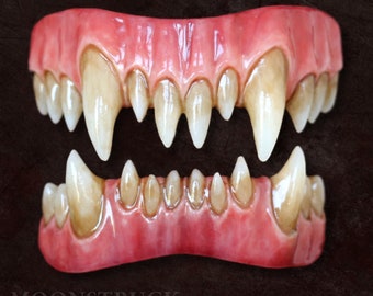 Dirty Teeth / Animal Teeth / Animal Bite / Wolf Teeth / Dirty Natural Azrael Teeth / Moonstruck Effects