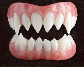 Pure Korrigan Teeth/ Hazbin Hotel / Lucifer / Power Chainsaw Man/ Charlotte Katakuri/Rin Matsuoka/Grell Sutcliff/Labubu / FX Teeth / Anime /