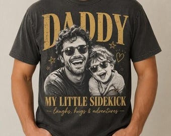 Personalized Vintage Photo Girl Dad Boy Dad Shirt,Custom Dad of Girls,Personalized Dad Daughter Gift, Girl Dad shirt,Boy Dad shirt,Dad Shirt
