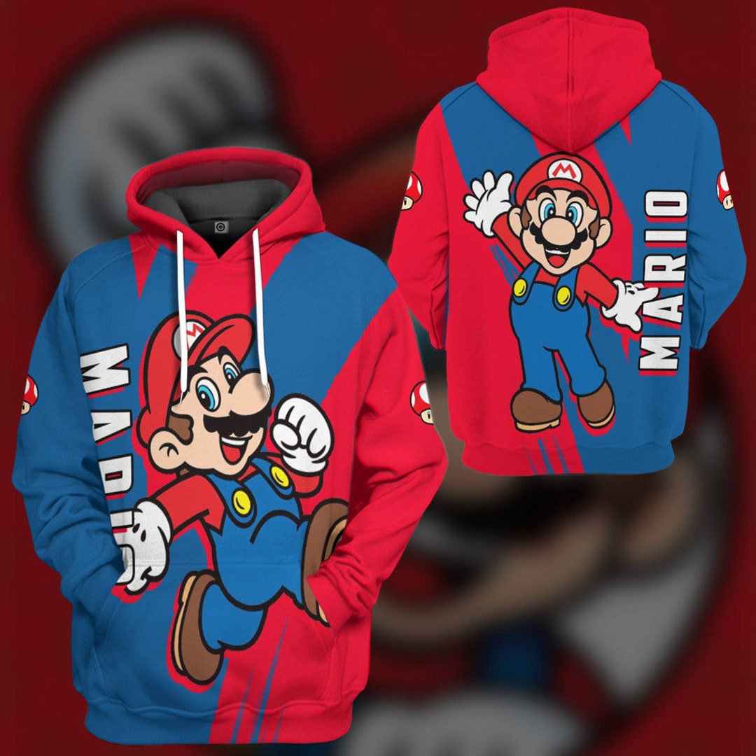 Boys mario hoodie hotsell