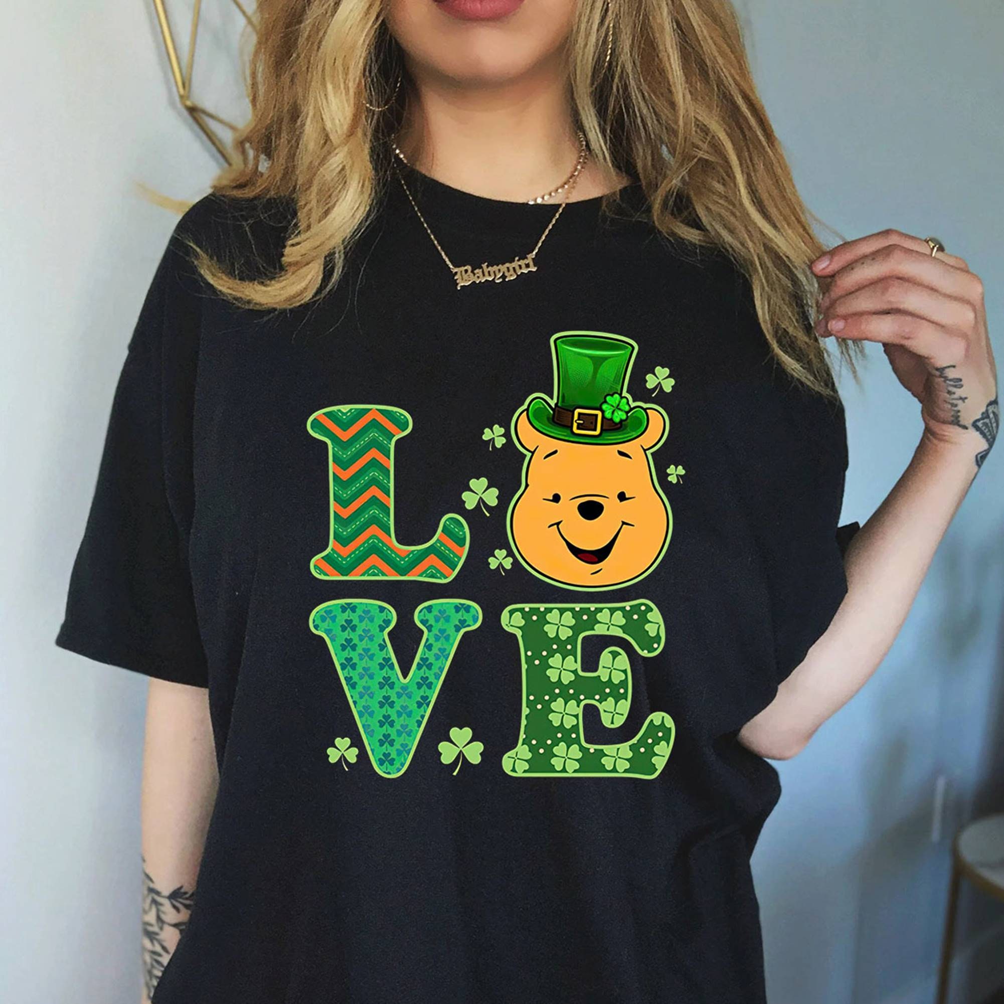 Discover Disney Winnie The Pooh T Shirt, Pooh St Patrick's Day Shirt