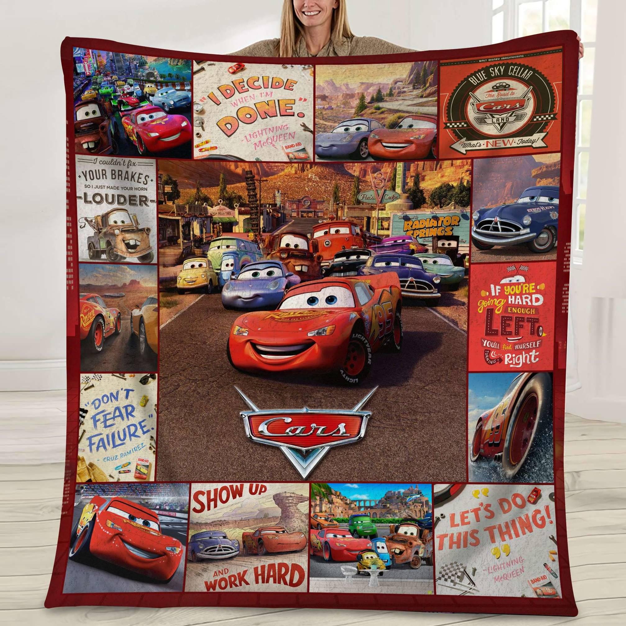 Lightning Mcqueen Comforter Etsy