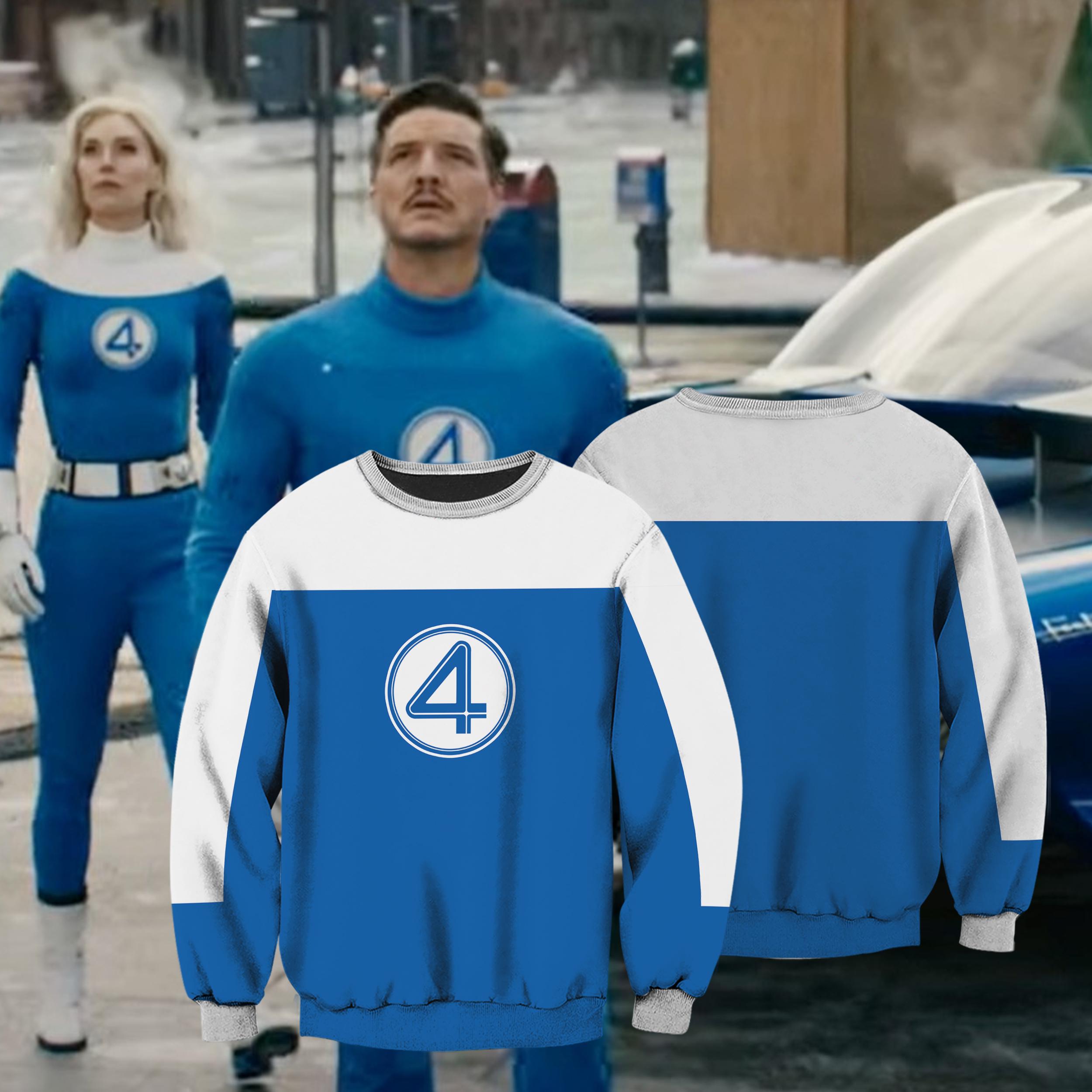 The Fantastic Four First Steps MCU Reed Richards Cosplay, Fantastic Four 2025 Hoodie, Fantastic Four Movie Costume