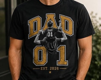 Custom Photo Shirt For Dad, Fathers Day Gifts, Father's Day Shirt, Personalized Dad Portrait Shirt, Dad Birthday Gifts, Gift for Husband