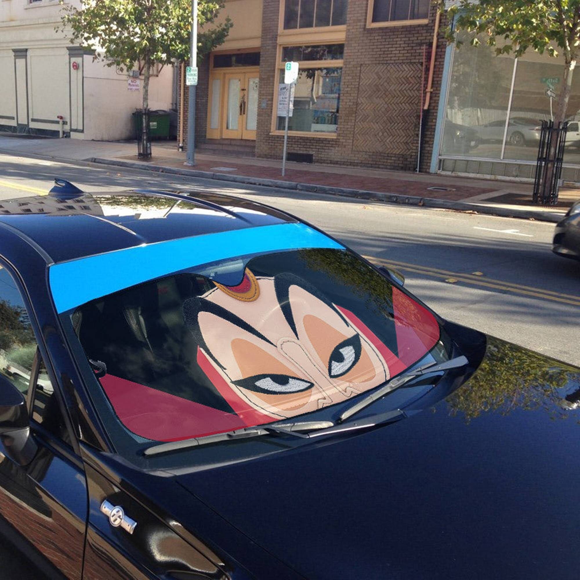 Jafar Car Sun Shade | Aladdin Movie Car Sun Shade | Jafar Villains Disneyland Car Sun Shade